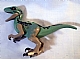 invID: 402555056 P-No: Raptor09  Name: Dinosaur Raptor / Velociraptor with Sand Green Back (Jurassic World Blue)