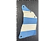 invID: 424620240 P-No: sailbb20  Name: Cloth Sail Triangular 15 x 22 with Blue Thick Stripes Pattern