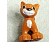 invID: 425941810 P-No: dupcat1pb01  Name: Duplo Cat Standing with White Chest and Mouth, Darker Orange Stripes Pattern