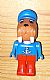 invID: 426156569 M-No: fab12g  Name: Fabuland Walrus - Wilfred Walrus (Captain), Red Legs, Blue Hat and Top with Anchor