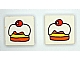 Lot ID: 429193083 P-No: 3068pb0057 Name: Tile 2 x 2 with Fabuland Cake, Icing and Red Cherry Pattern invID: 429193083 P-No: 3068pb0057 Name: Tile 2 x 2 with Fabuland Cake, Icing and Red Cherry Pattern