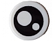 invID: 430214715 P-No: 98138pb367  Name: Tile, Round 1 x 1 with Black Eye with Pupil and Circle Pattern