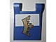 invID: 436605706 P-No: 2335pb109  Name: Flag 2 x 2 Square with Gold Crown on Blue and White Background Pattern (Sticker) - Sets 70402 / 70806