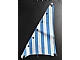 invID: 437793570 P-No: sailbb20  Name: Cloth Sail Triangular 15 x 22 with Blue Thick Stripes Pattern