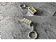 invID: 439518160 G-No: 852445b  Name: 2 x 4 Brick - Chrome Gold Key Chain